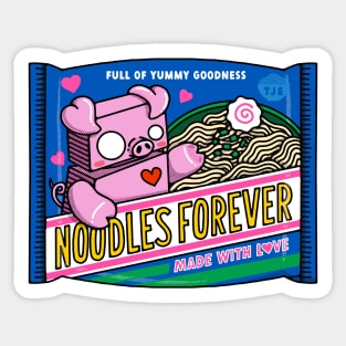 Instant Noodle Pork Flavour Sticker